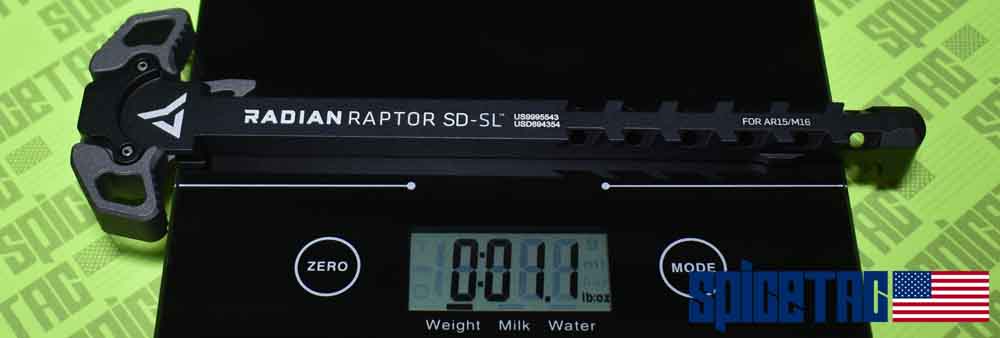 Raptor SD SL Charging Handle Weight