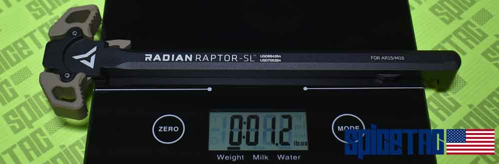 Raptor SL Charging Handle Weight